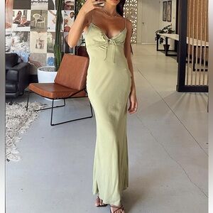 Princess Polly Emily Dress in Green